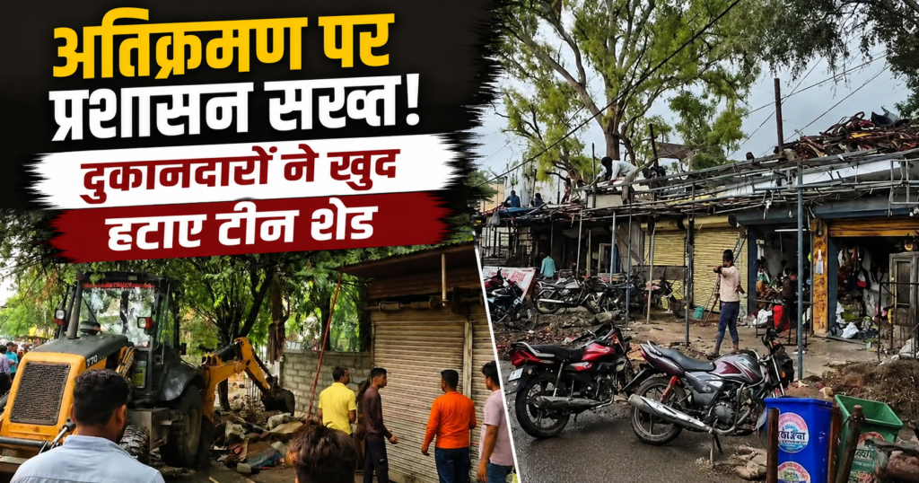 सोनकच्छ अतिक्रमण हटाओ अभियान