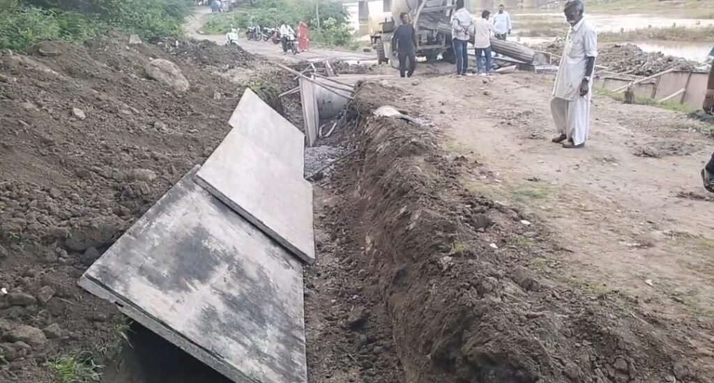 गंजपुरा पुलिया निर्माण