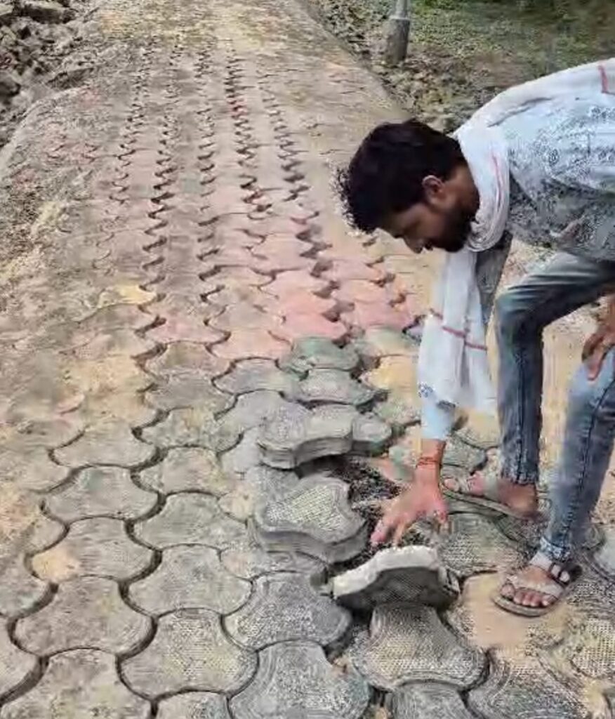 रेड स्टोन की गुणवत्ता पर भी उठे सवाल
